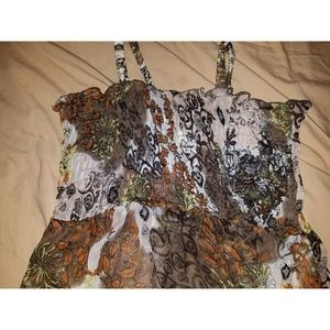 Sheer Throw-over Dress